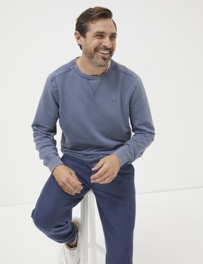 Pure Cotton Fleece Lined Zip Up Hoodie FatFace M S