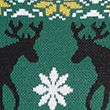 Pure Cotton Fair Isle Christmas Sweatshirt (7 - 16 Yrs) - greenmix
