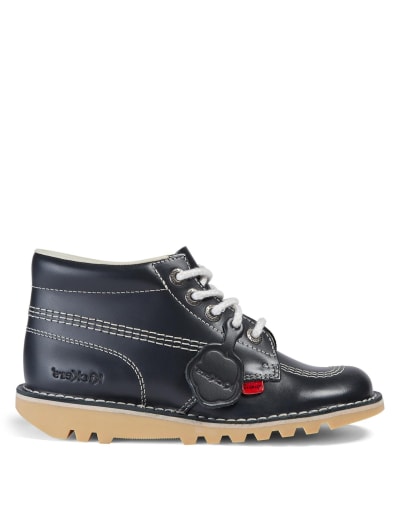 Blue top kickers boots