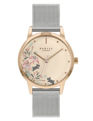 Radley Botanical Rose Gold Plated Stainless Steel Watch