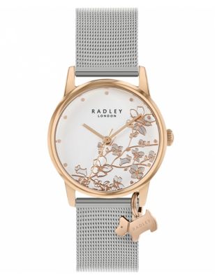 Radley Botanical Floral Mesh Watch