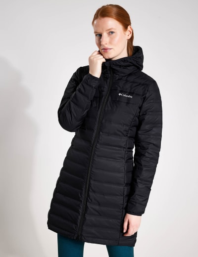 White Stuff Sloane Padded Hooded Longline Coat, Black at John