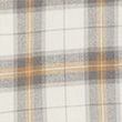 Cotton With Wool Flannel Checked Shirt - taupe