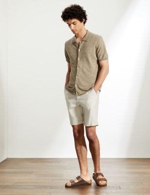Linen And Cotton Knitted Shirt