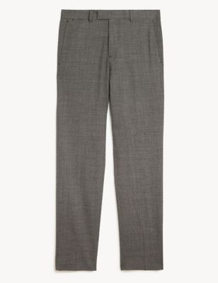 Tailored Fit Bi-Stretch Puppytooth Trousers
