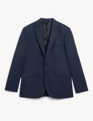 Slim Fit Pure Wool Twill Jacket