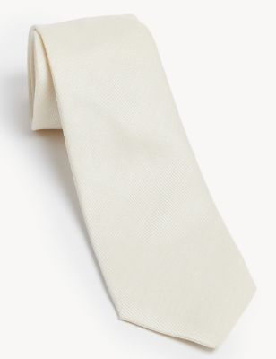 Italian Cotton Silk And Linen Twill Tie
