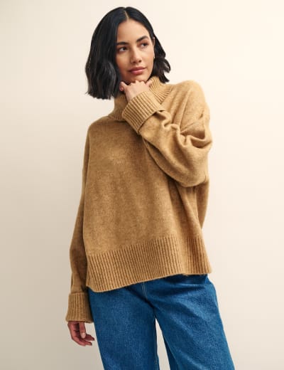 Baby boy roll neck jumper on sale