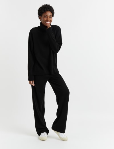 Marks and spencer deals cashmere polo neck jumpers