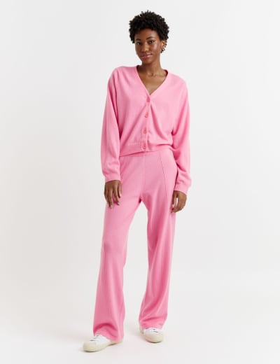 Wool Rich with Cashmere Star Print Joggers Chinti Parker M S
