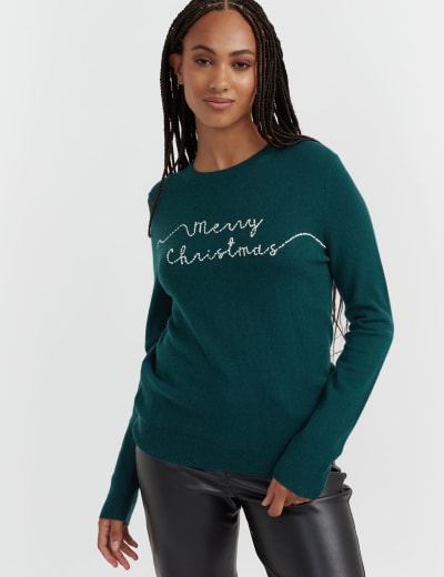 Cashmere christmas jumpers cheap