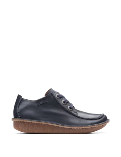 Clarks navy brogues top