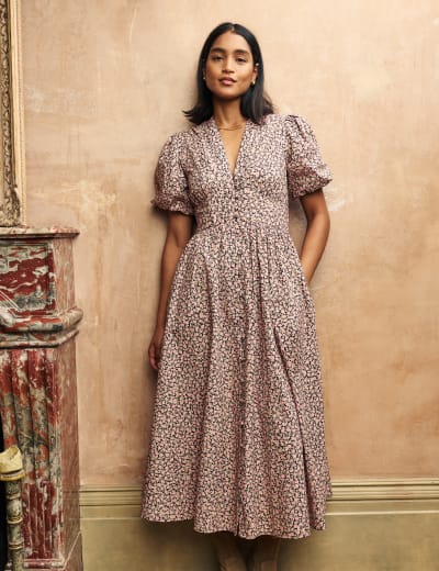 Organic Cotton Midaxi T Shirt Dress Albaray M S