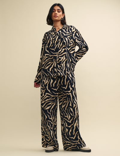 Animal print trousers next cheap