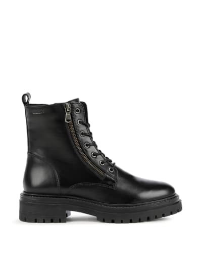 Leather Lace Up Ankle Boots, M&S Collection