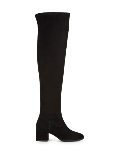 Block Heel Over the Knee Boots Geox M S
