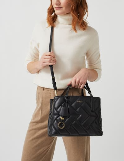 Dukes Place Leather Quilted Cross Body Bag, Radley