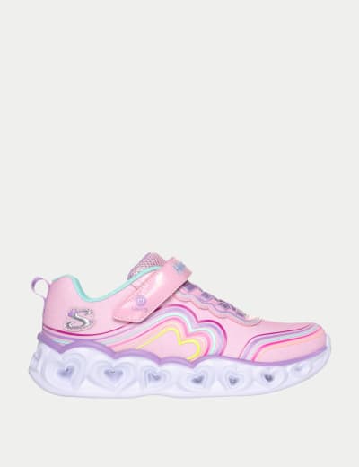 Kids Flicker Flash Light Up Trainers 9.5 Small 3 Large
