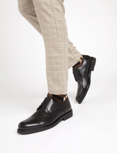 Leather Oxford Shoes CLARKS M S