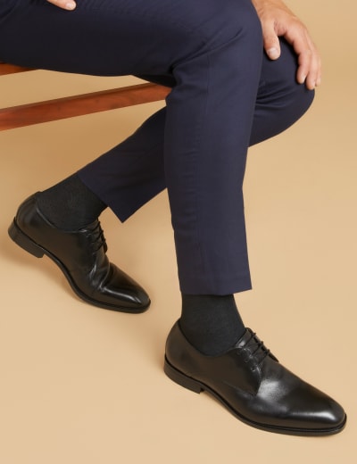 Clarks black cheap oxford shoes