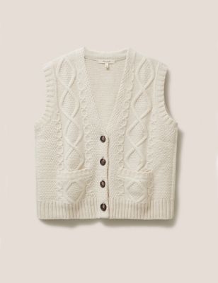 Samsøe & Samsøe Synthetic Simones Argyle Intarsia-knit Vest Womens Clothing Jumpers and knitwear Sleeveless jumpers 