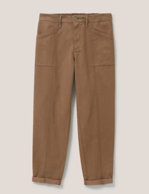brown trousers