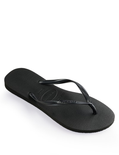Black glitter havaianas flip flops sales