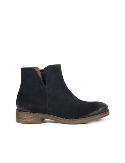 Marks and spencer blue suede boots on sale
