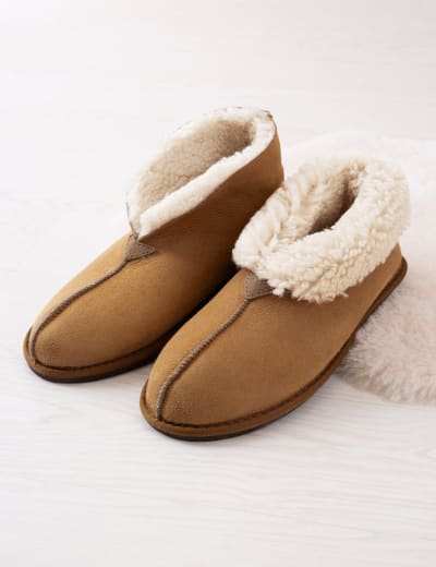 M&s mens best sale sheepskin slippers