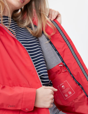 m and s red jacket