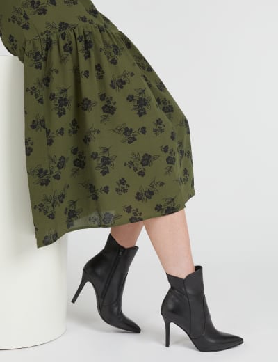 Army green ankle boots online