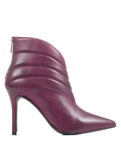 Leather Ruched Ankle Boots, M&S Collection