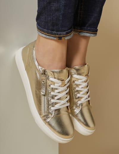 Canvas Slip On Trainers M S Collection M S