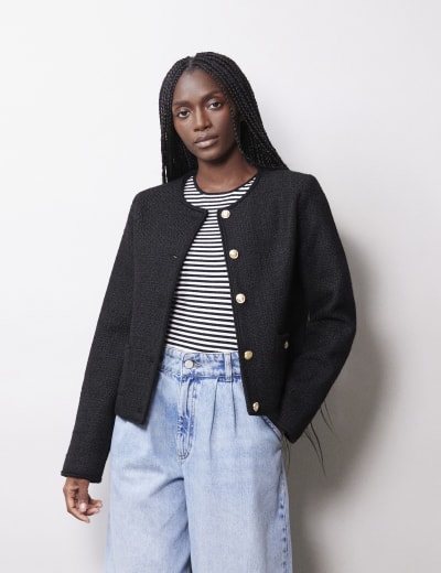 Short boucle jacket 2025