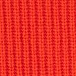 Pure Merino Wool Ribbed Roll Neck Jumper - red