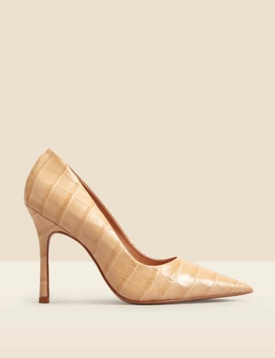 Nude court shoes m&s shop
