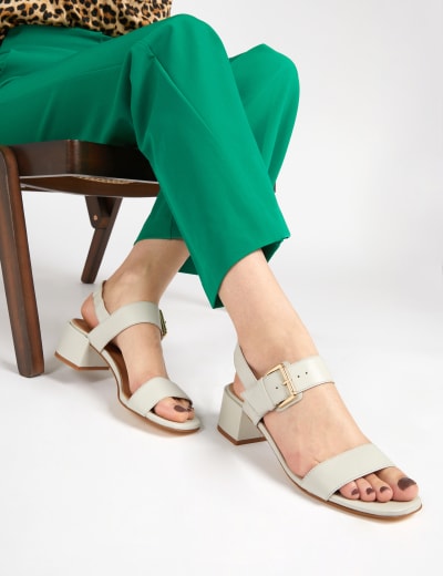 Suede Ankle Strap Wedge Espadrilles SOSANDAR M S