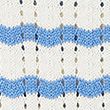 Cotton Blend Striped Pointelle Knitted Vest - bluemix
