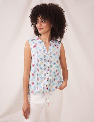 sleeveless blouses for ladies