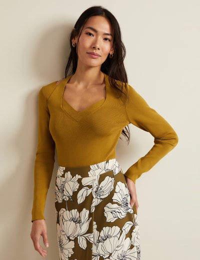 Denim skater skirt jumper online
