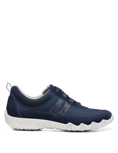 Leanne Extra Wide Fit Suede Trainers Hotter M S