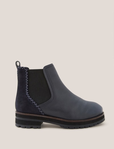 Wide fit suede chelsea boots discount