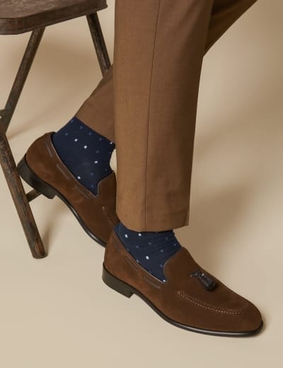 Dune wide clearance fit brogues