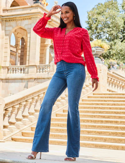 Flare jeggings clearance