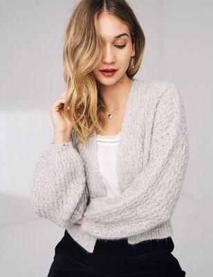 Sparkly Cropped Cardigan
