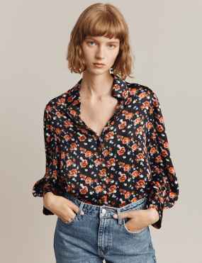 WOMEN FASHION Shirts & T-shirts Tunic Print Okay tunic discount 70% Brown/Multicolored 