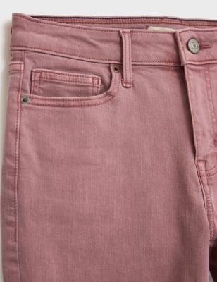 pink colour jeans pant