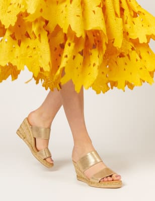 marks and spencer yellow sandals