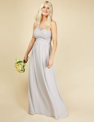BNWT M&S Multiway Maxi Dress Wedding Bridesmaid Bridal Prom Sz 14 16 20 22 VA 