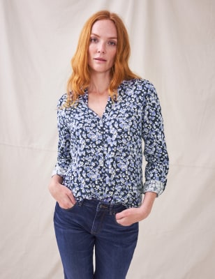 Cotton Shirts for Women | M\u0026S